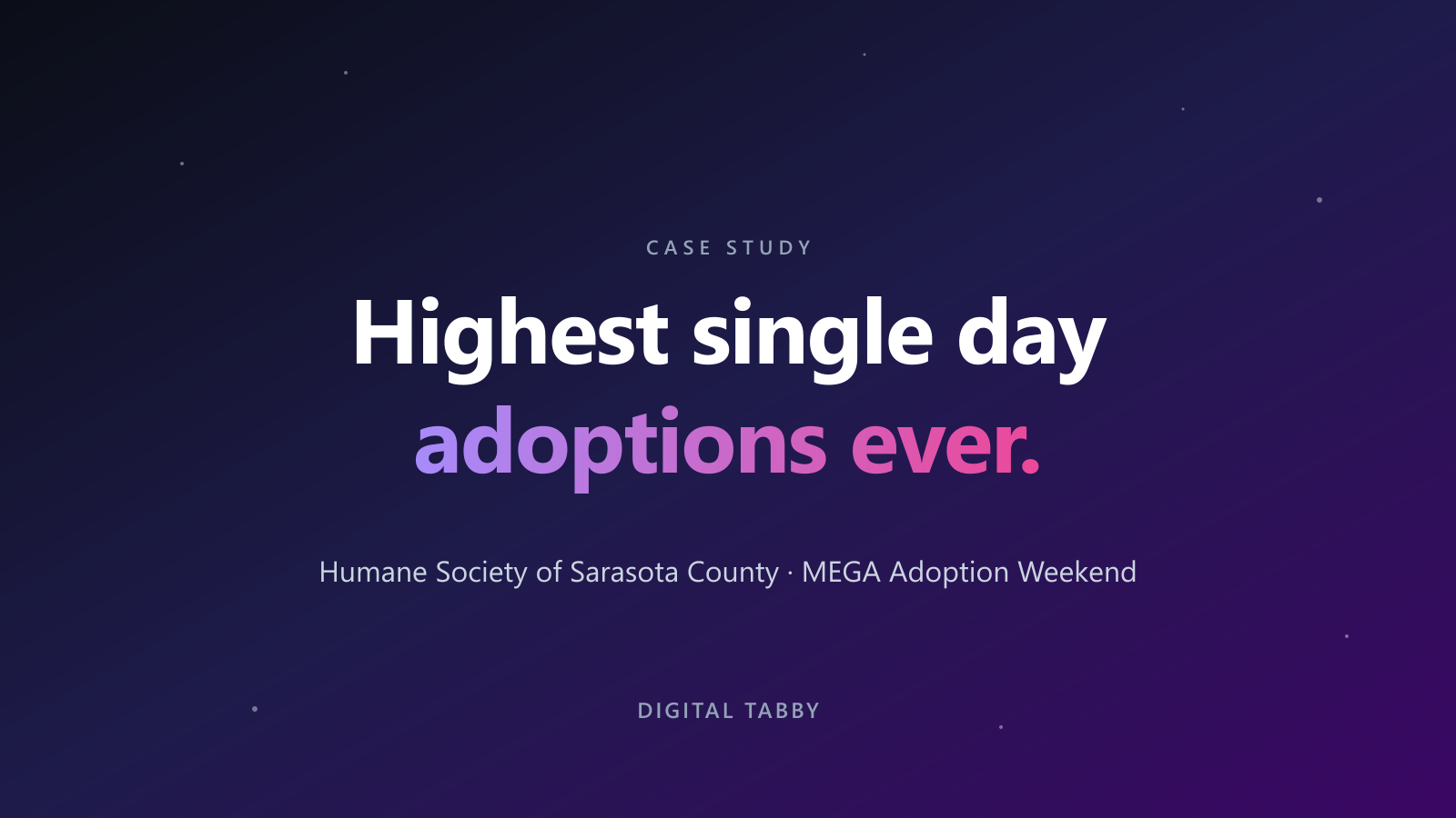 Humane Society of Sarasota County case study
